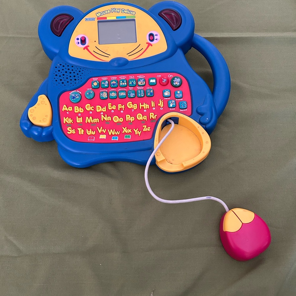 VTech Smart Start MOUSE PLAY DELUXE Learning System #351 Tested Works!